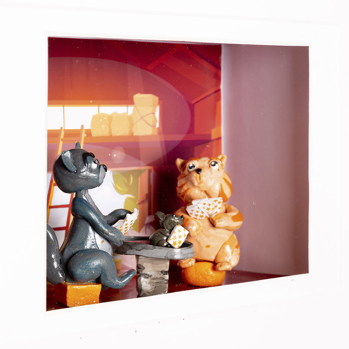 seen from left angle