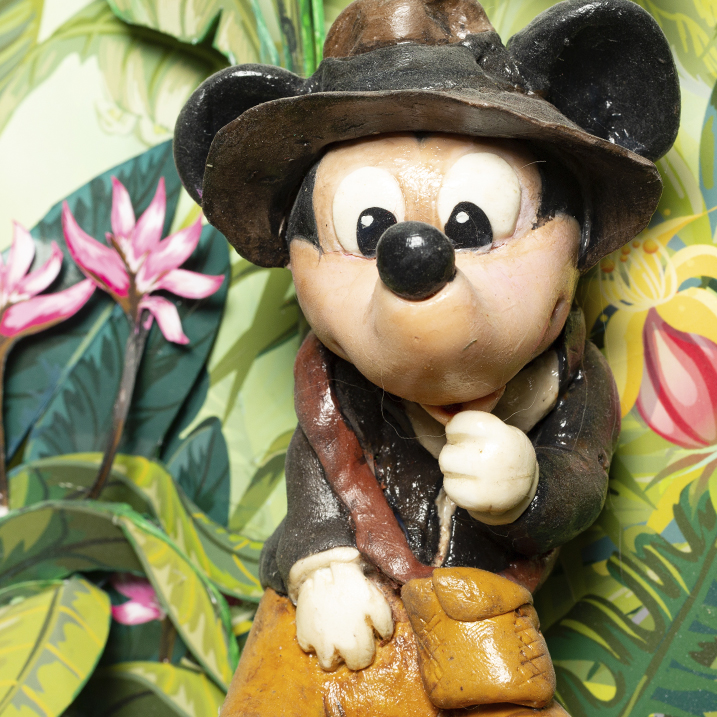 Focus on the ostrich. Focus sur l'autruche.